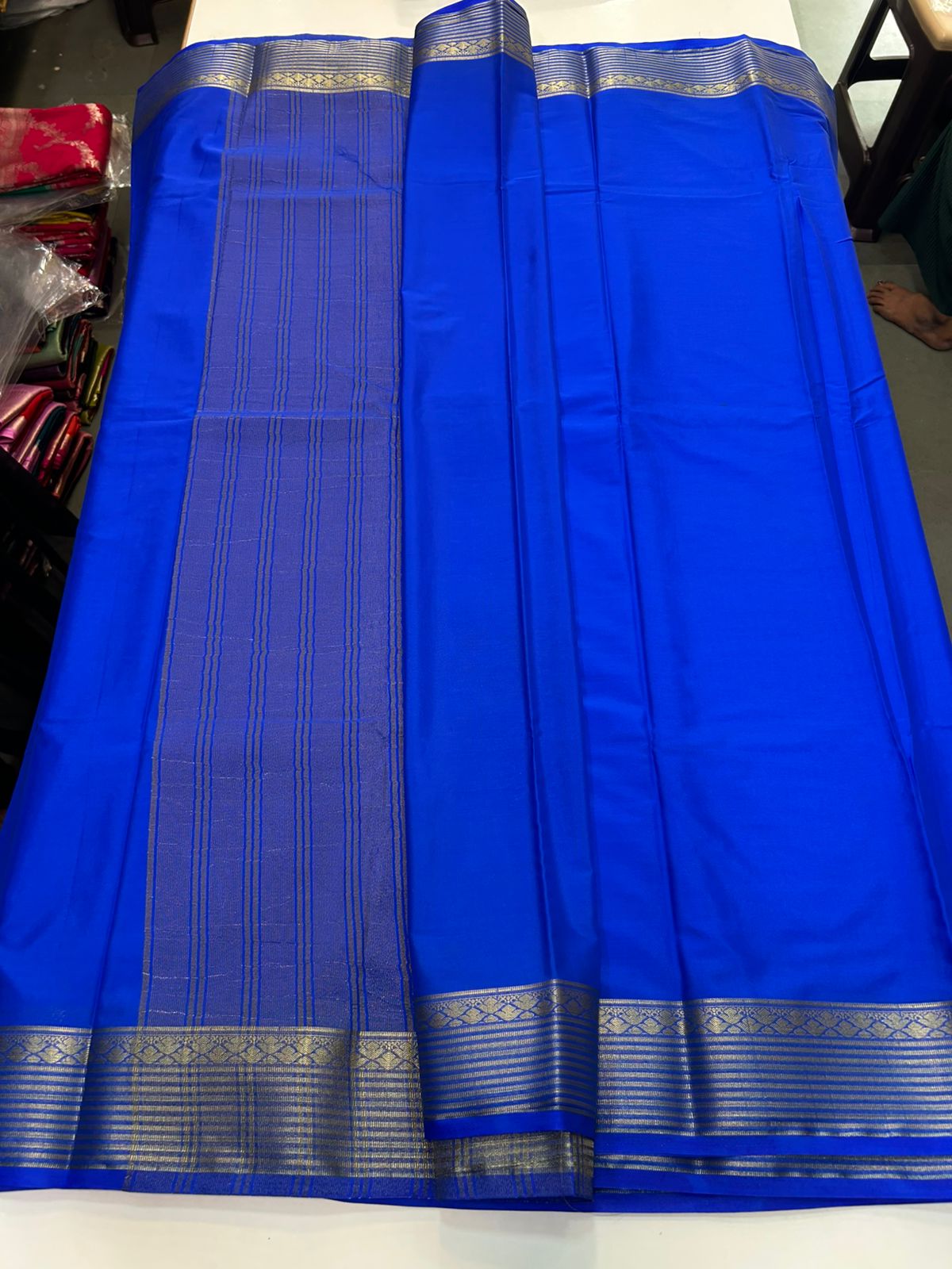 Mysore Crepe Self Saree (2900)
