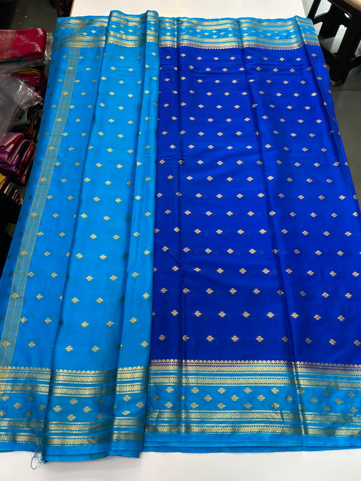 Mysore Crepe Butta Saree(2894)