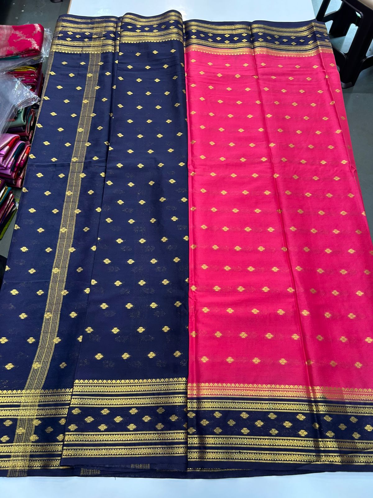 Mysore Crepe Butta Saree(2894)