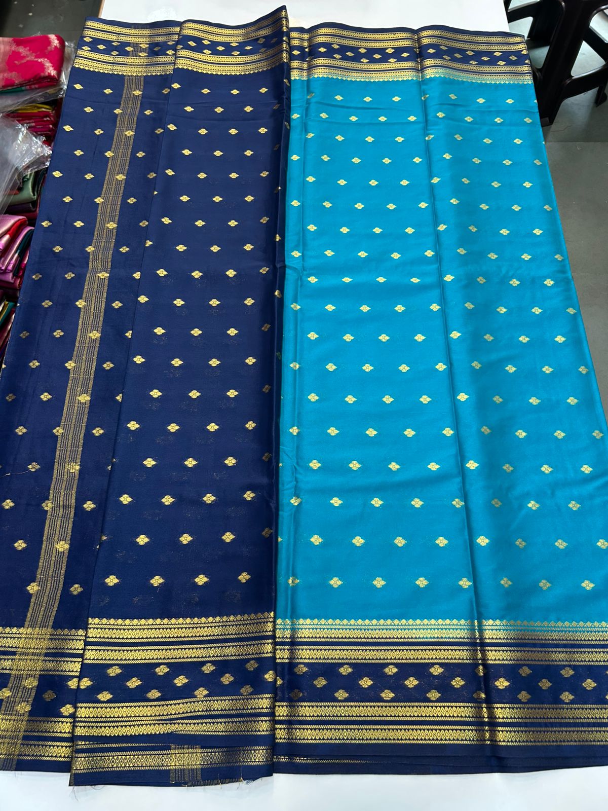 Mysore Crepe Butta Saree(2894)