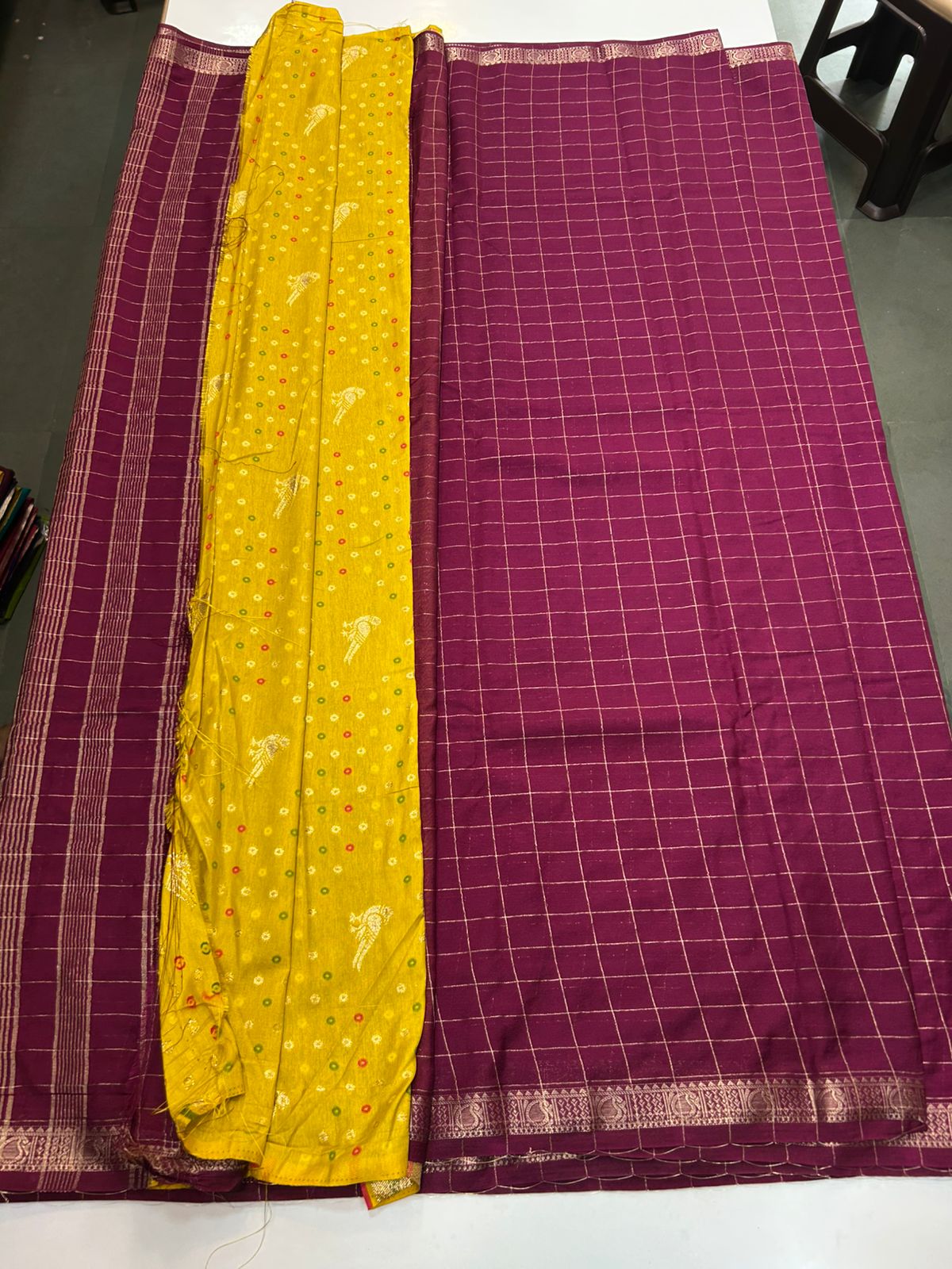 Chinnon checks Saree (2895)