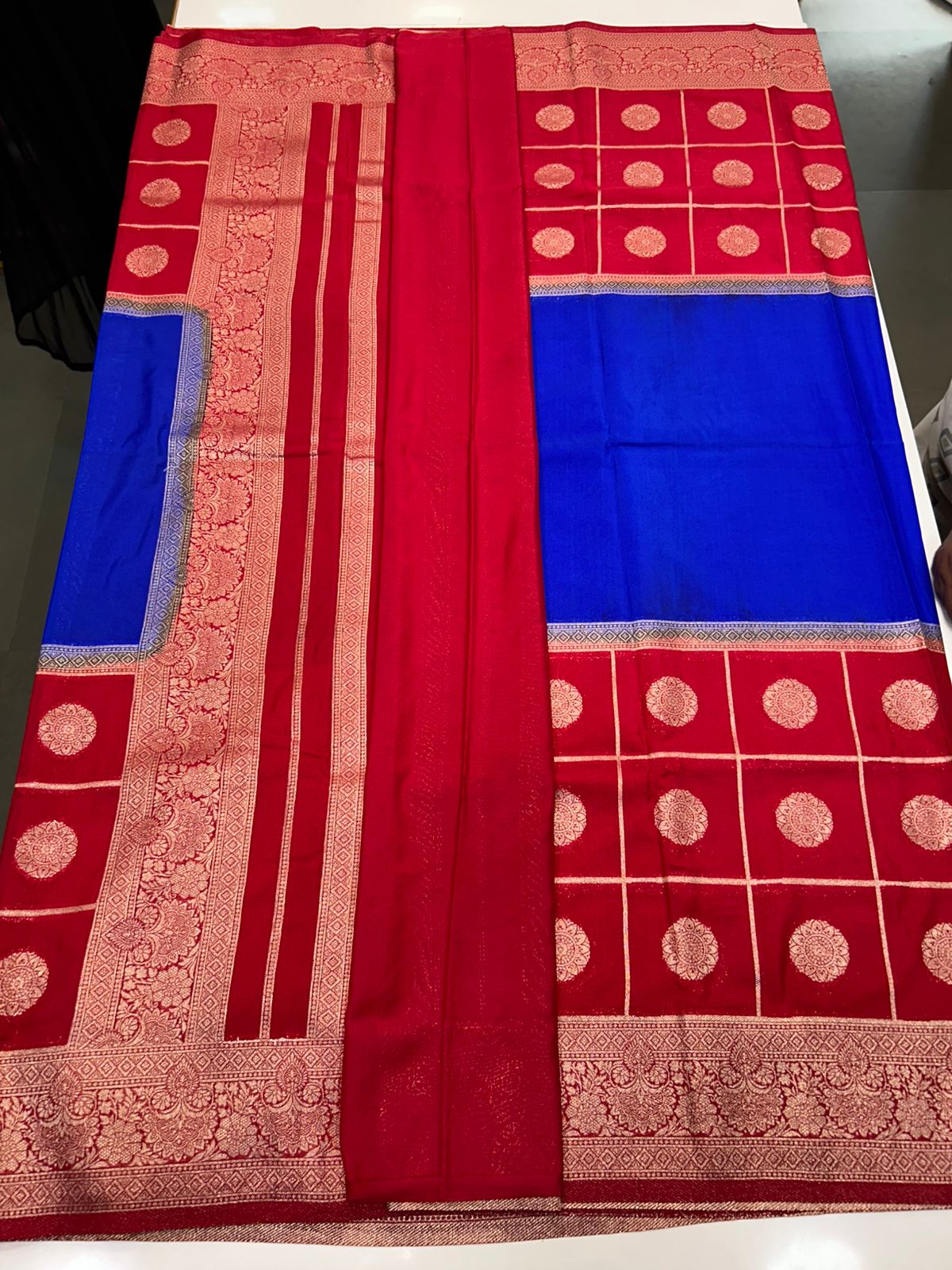 Khaddi Georgette Big Butta Border Saree (2891)