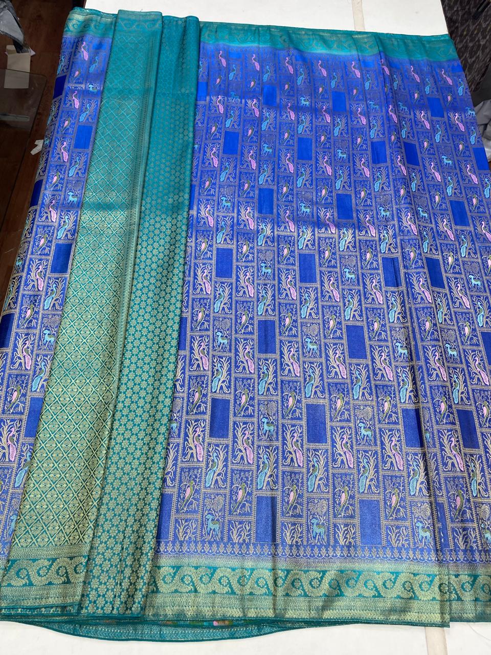 Satin Brocade Saree (2909)