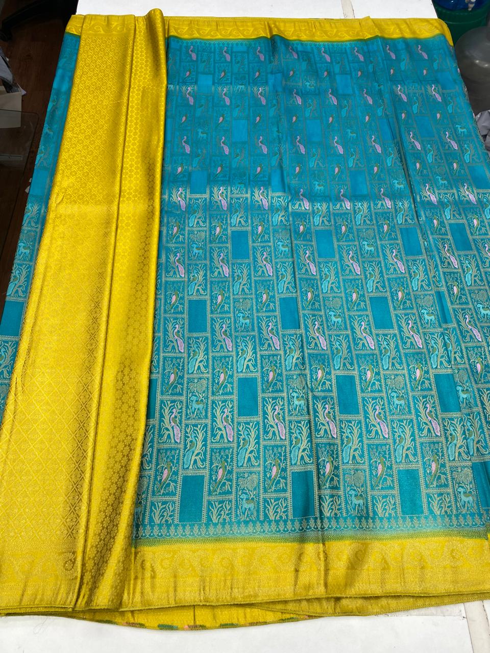 Satin Brocade Saree (2909)