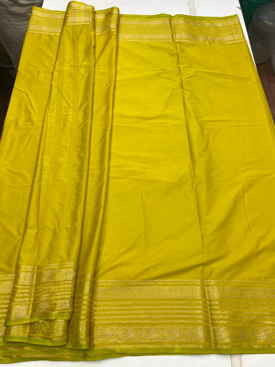 Mysore Crepe Self Saree(2883)