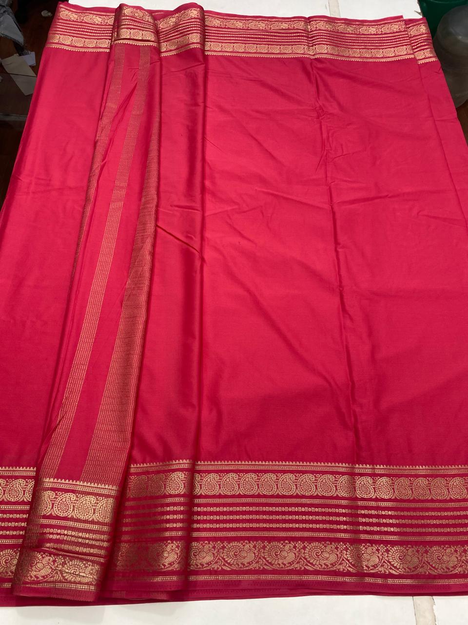 Mysore Crepe Self Saree(2883)
