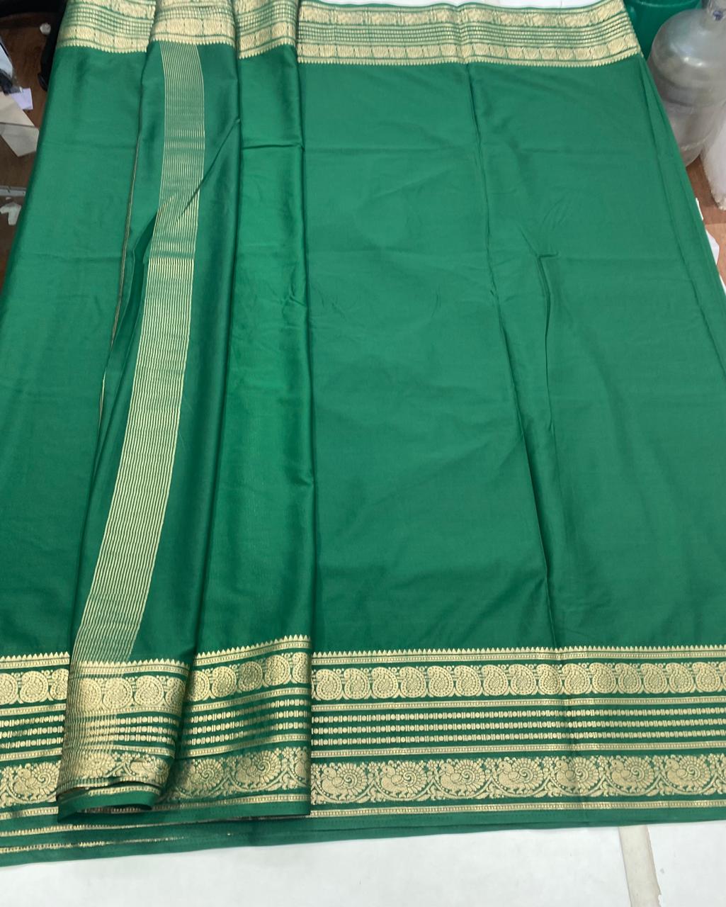 Mysore Crepe Self Saree(2883)