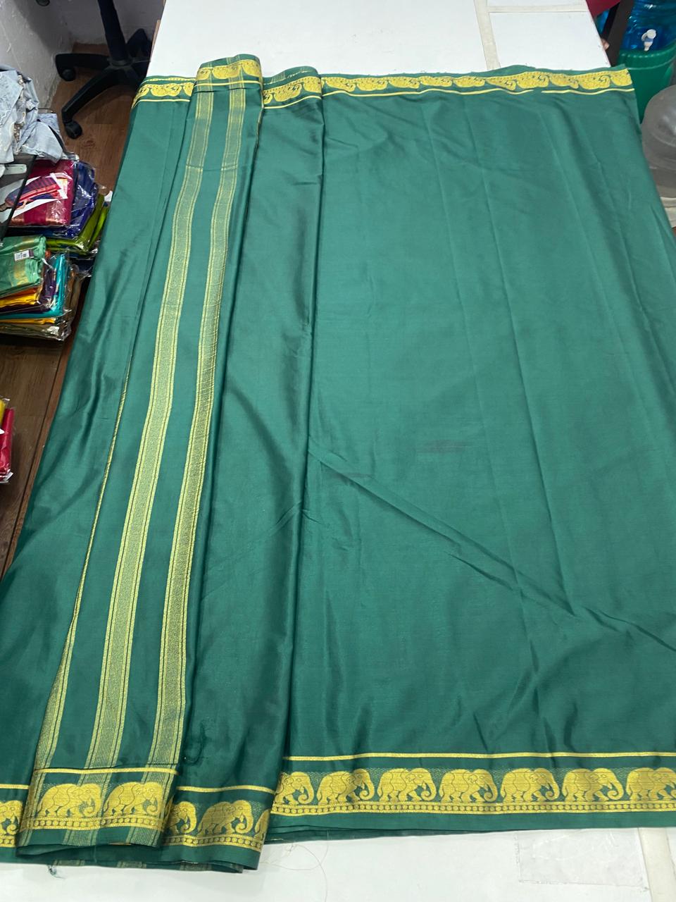 Mysore Crepe Self Saree(2873C)