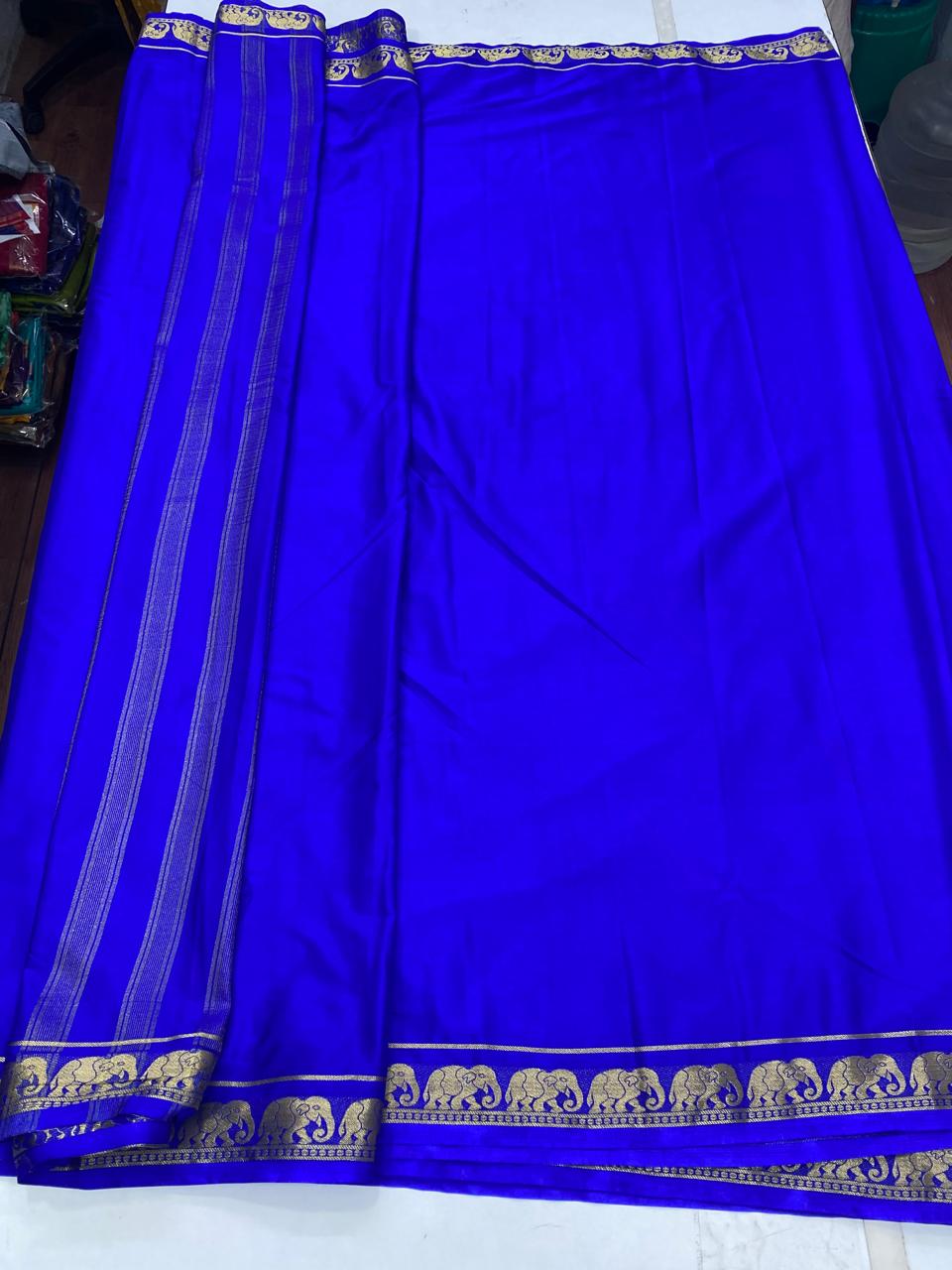 Mysore Crepe Self Saree(2873C)