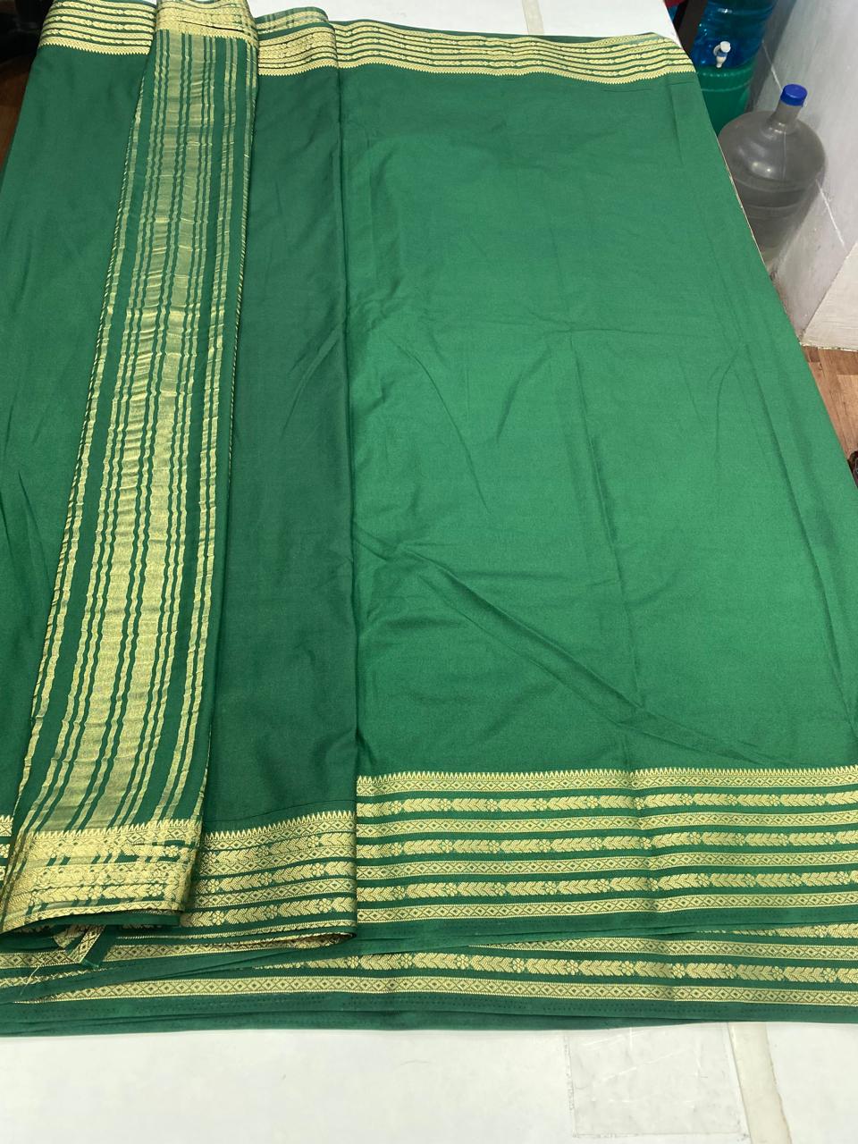 Mysore Crepe Self Saree(2873B)
