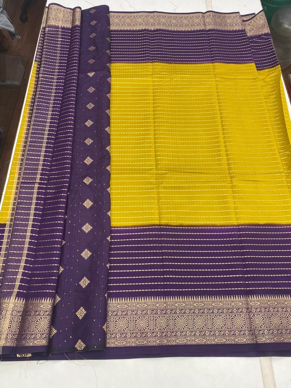 Gatti Border Lines Saree(2920)