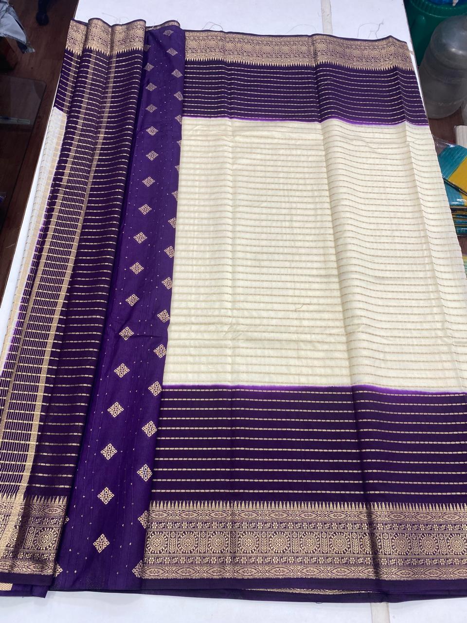 Gatti Border Lines Saree(2920)