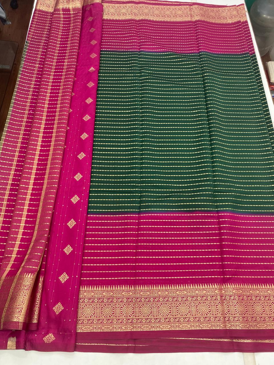 Gatti Border Lines Saree(2920)