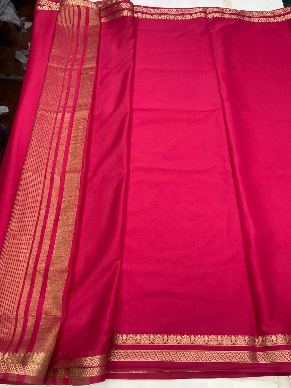 Mysore Crepe Self Saree(2910)