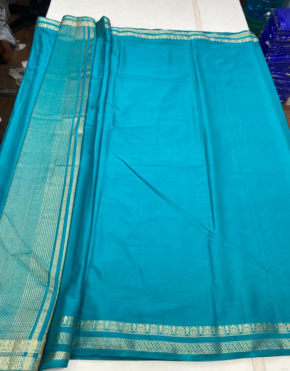 Mysore Crepe Self Saree(2910)