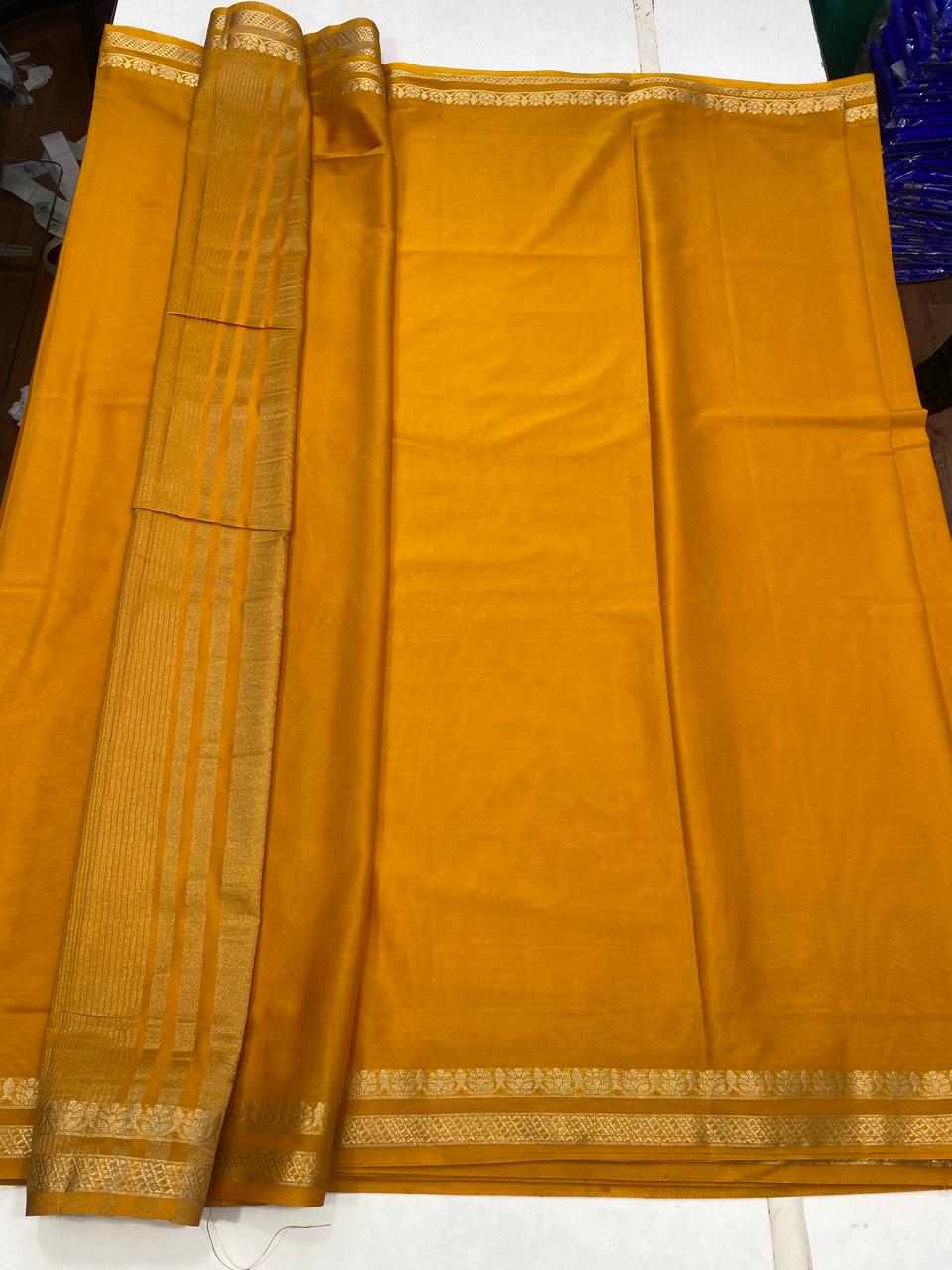 Mysore Crepe Self Saree(2910)