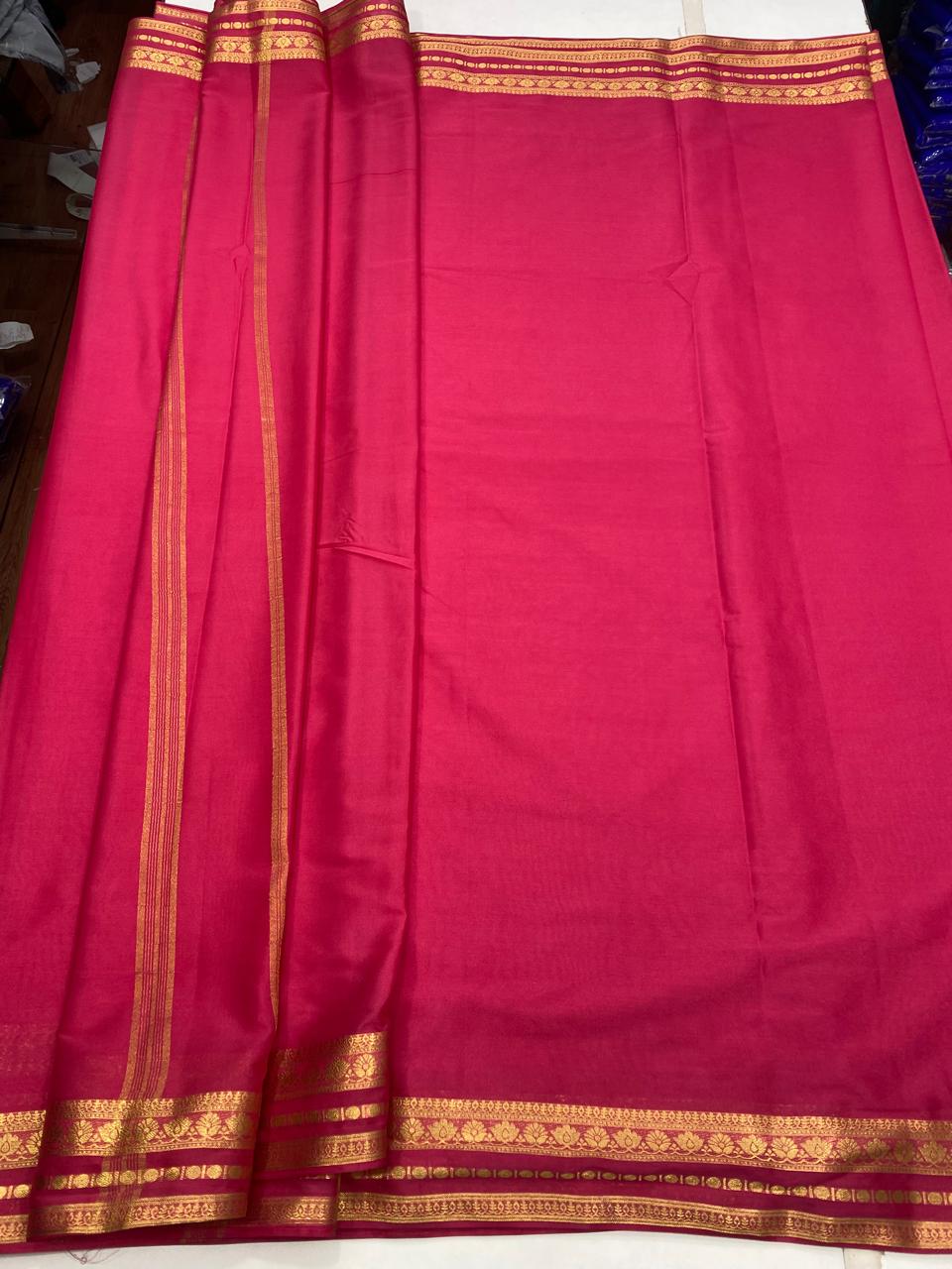 Mysore Crepe Self Saree (2886B)