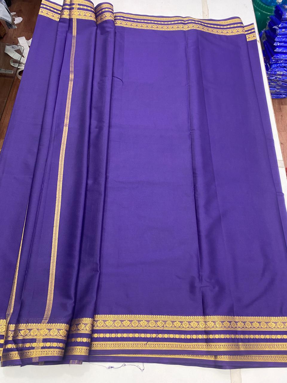 Mysore Crepe Self Saree (2886B)