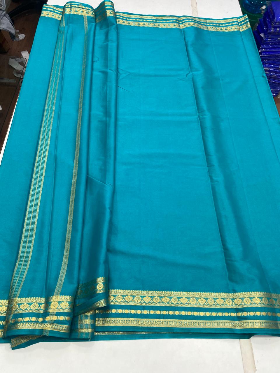 Mysore Crepe Self Saree (2886B)