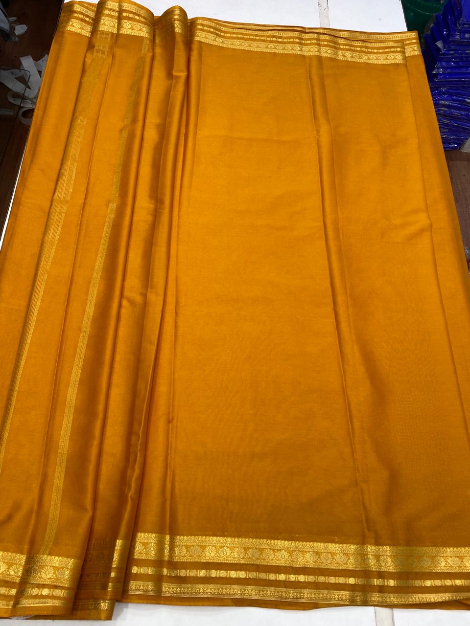 Mysore Crepe Self Saree (2886B)