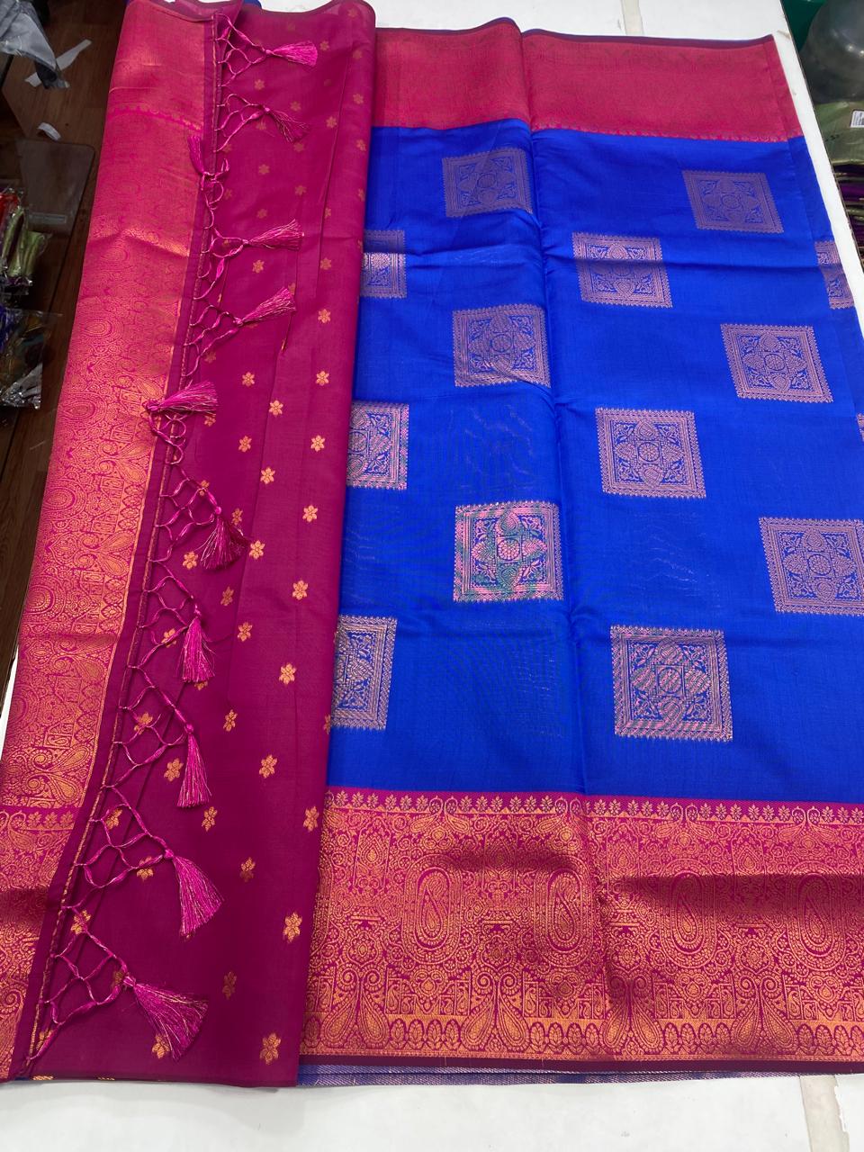 Semi Silk Butta Saree(2355B)