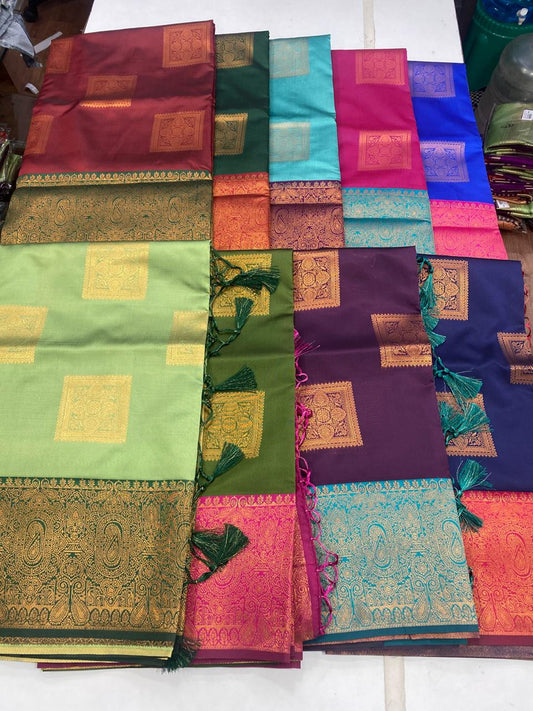 Semi Silk Butta Saree(2355B)