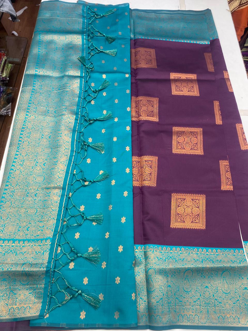 Semi Silk Butta Saree(2355B)