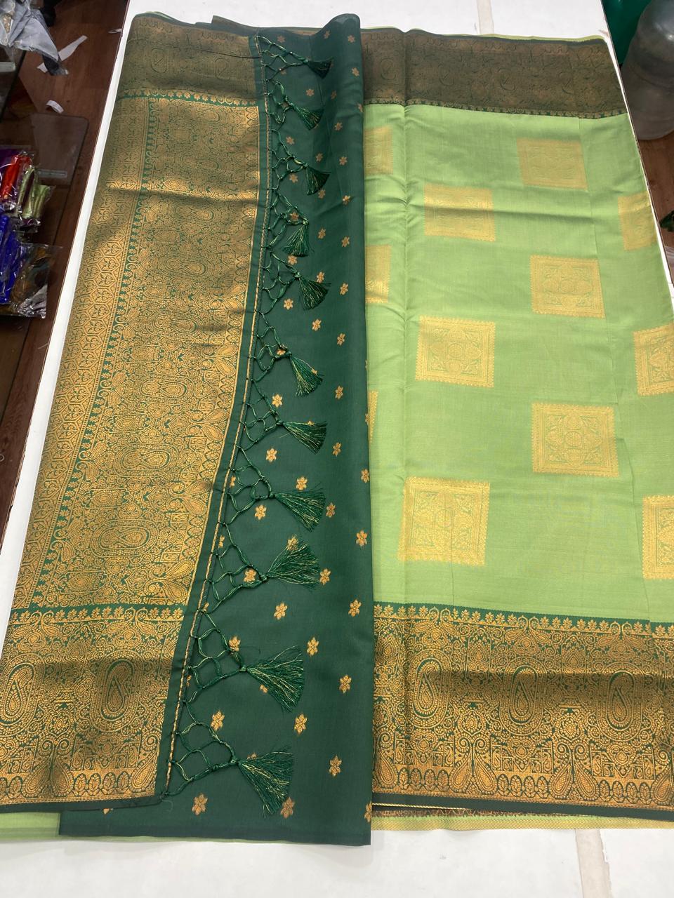 Semi Silk Butta Saree(2355B)