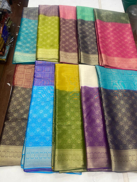 Crepe Broket Saree (2932)