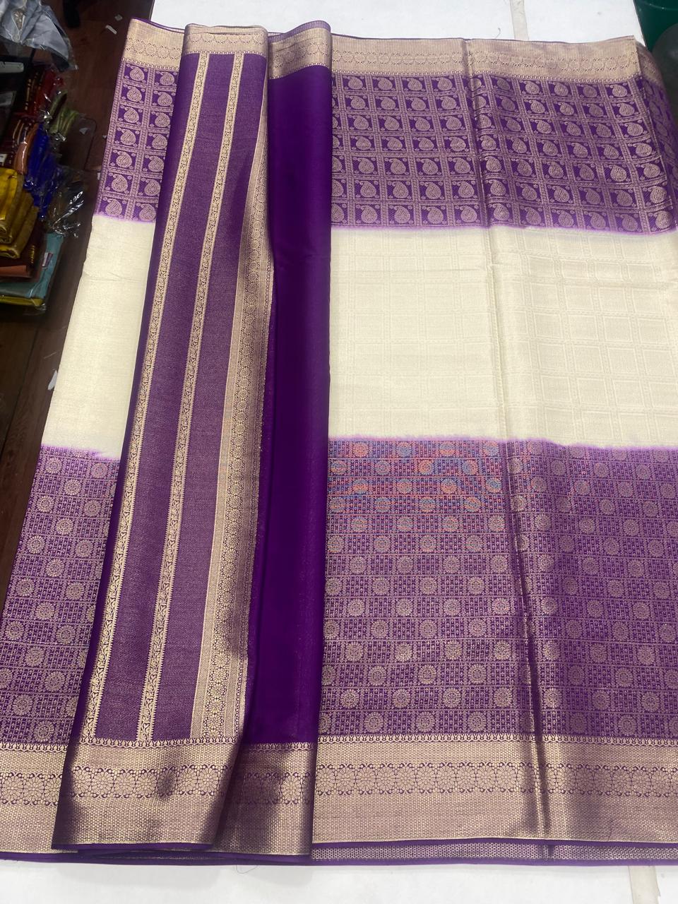 Crepe Broket Saree (2932)