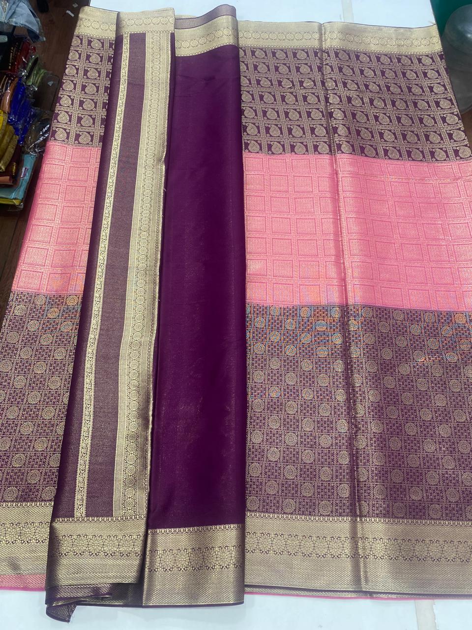 Crepe Broket Saree (2932)