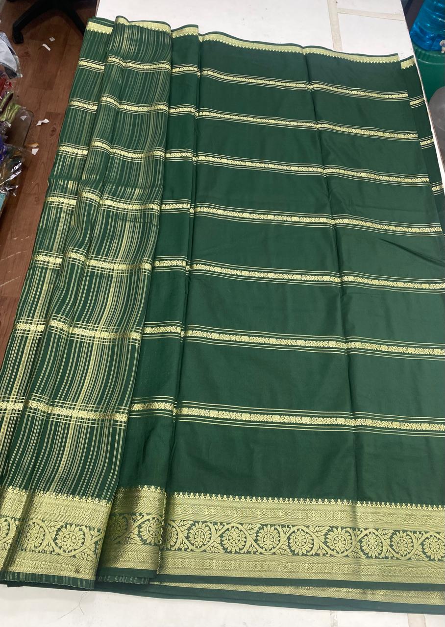 Mysore Crepe Self Saree(2930)