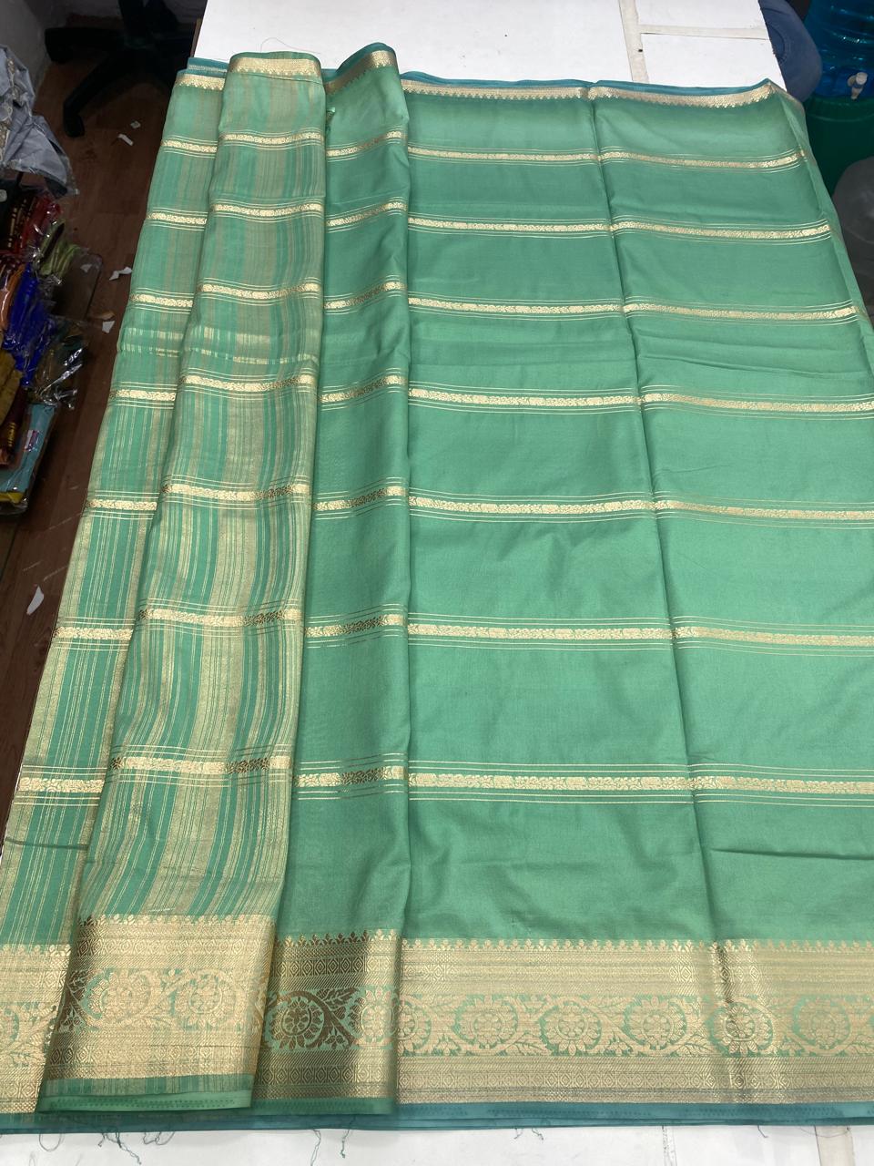 Mysore Crepe Self Saree(2930)