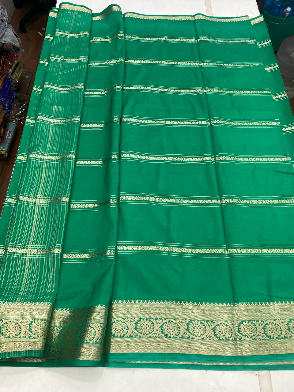Mysore Crepe Self Saree(2930)