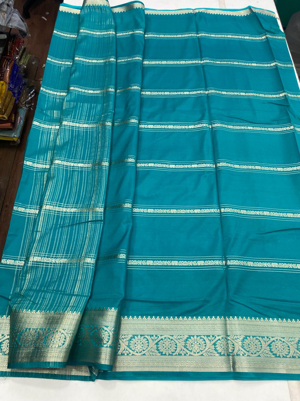 Mysore Crepe Self Saree(2930)
