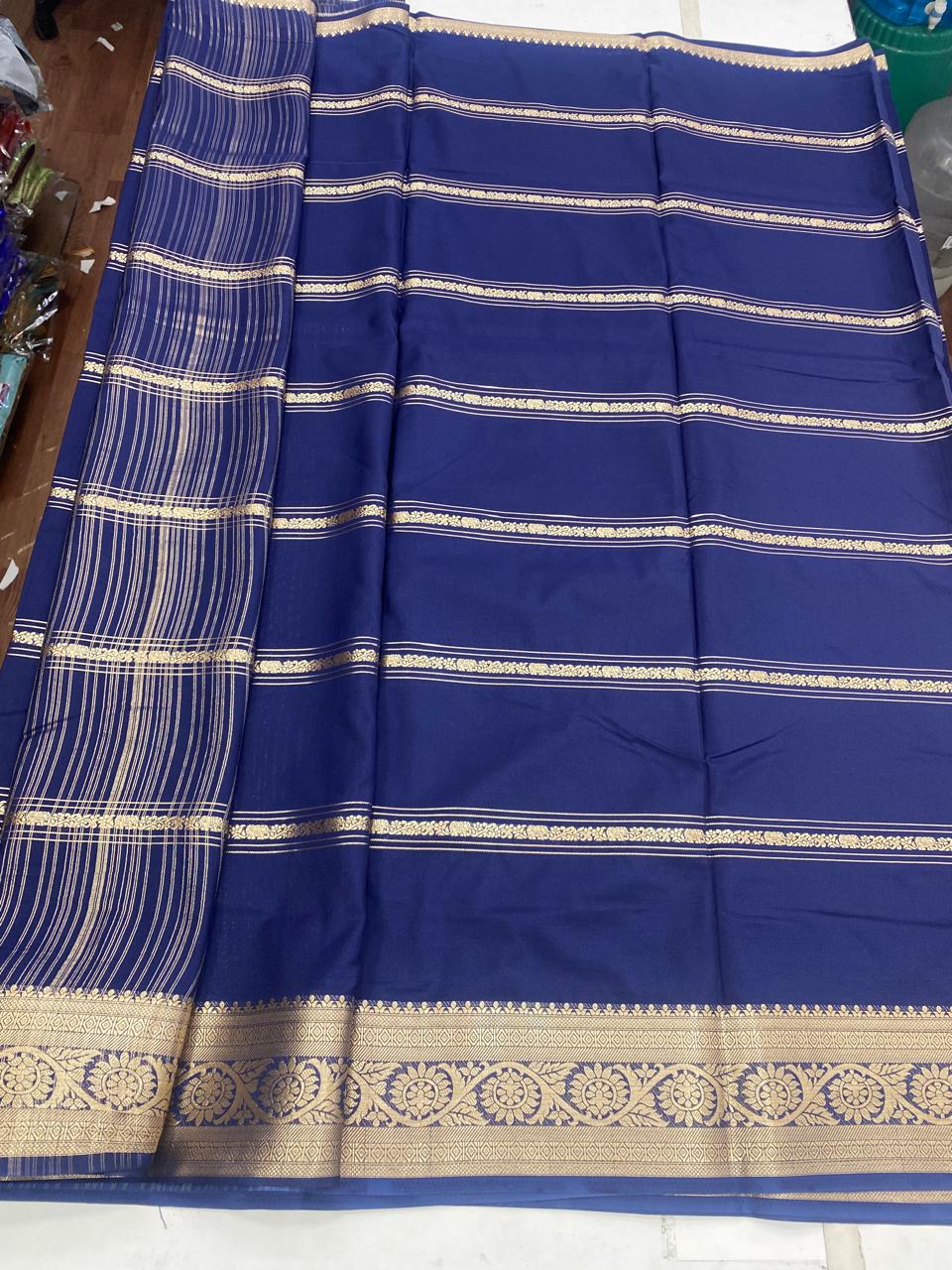 Mysore Crepe Self Saree(2930)