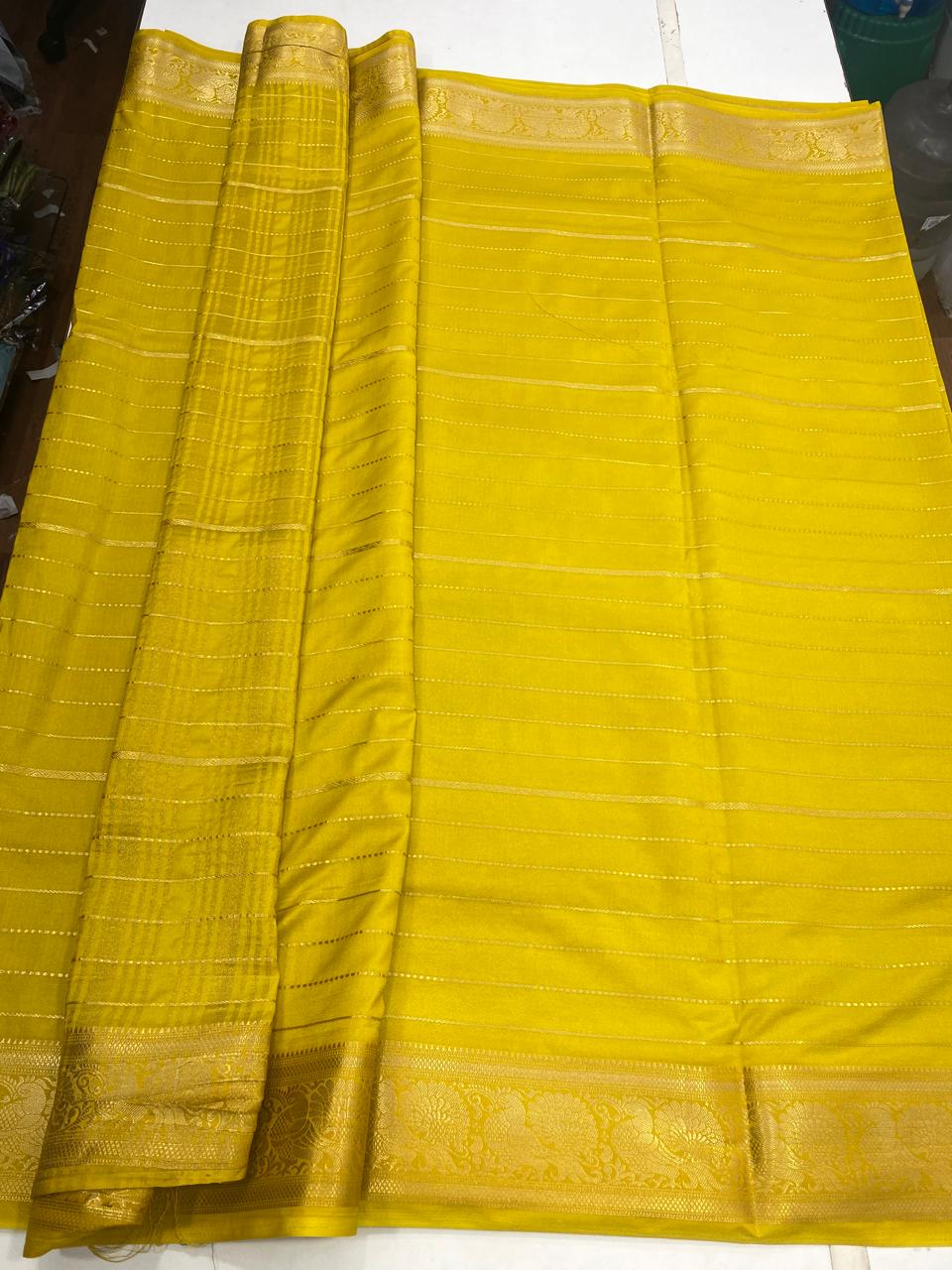 Mysore Crepe Self Saree(2934A)