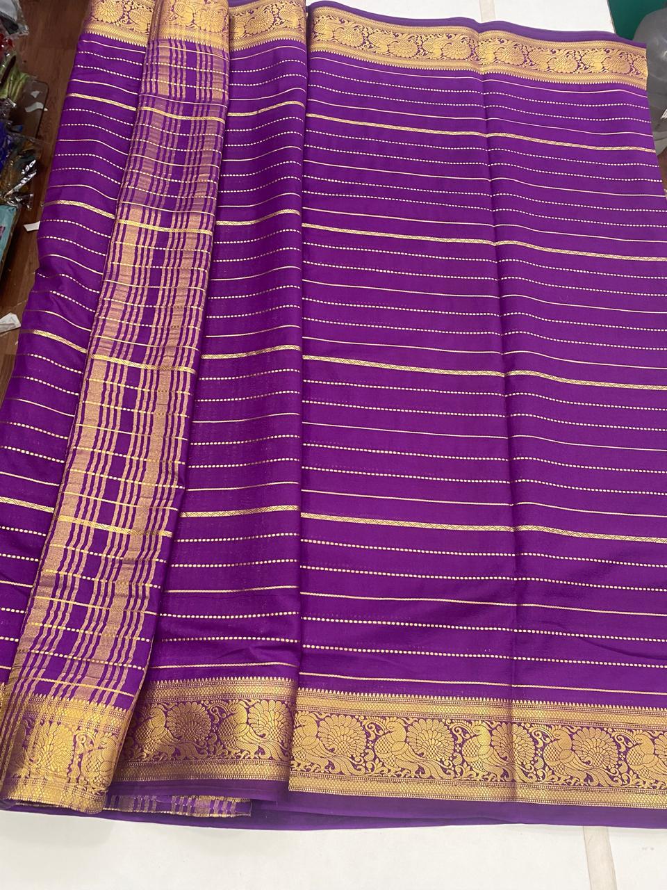 Mysore Crepe Self Saree(2934A)