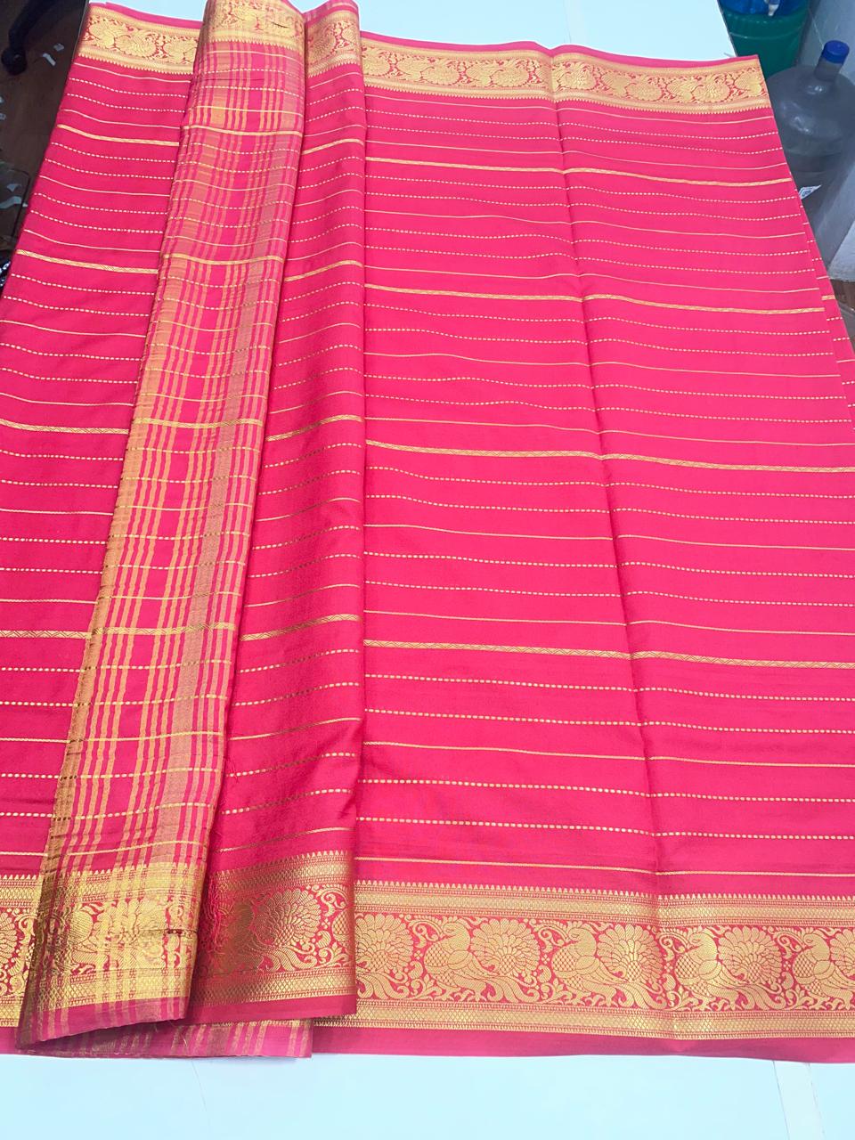 Mysore Crepe Self Saree(2934A)