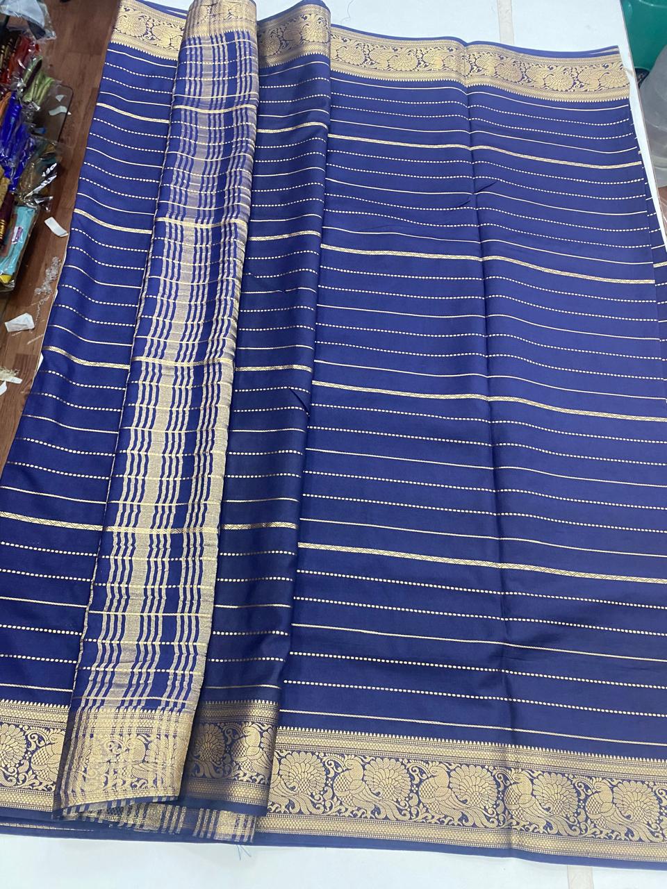 Mysore Crepe Self Saree(2934A)