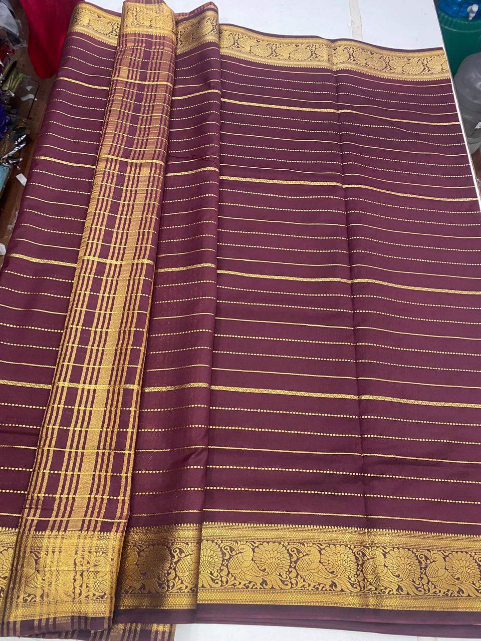 Mysore Crepe Self Saree(2934A)