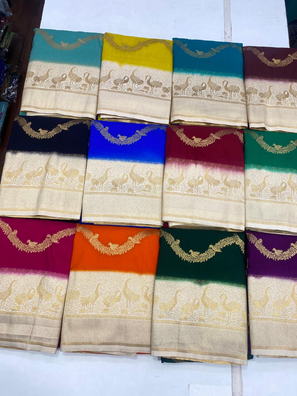 Khaddi Chinnon Waves Saree(2937B)