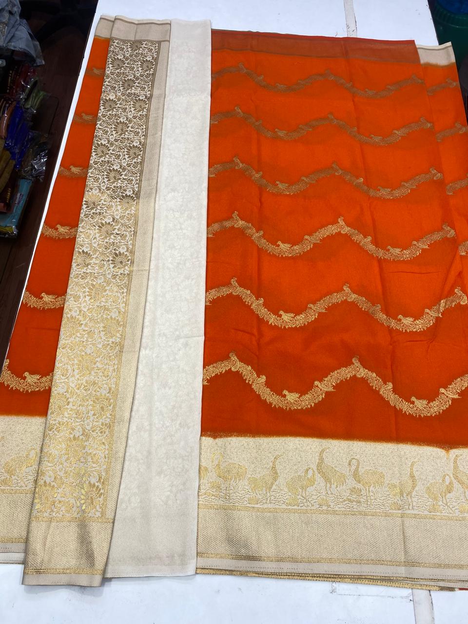 Khaddi Chinnon Waves Saree(2937B)