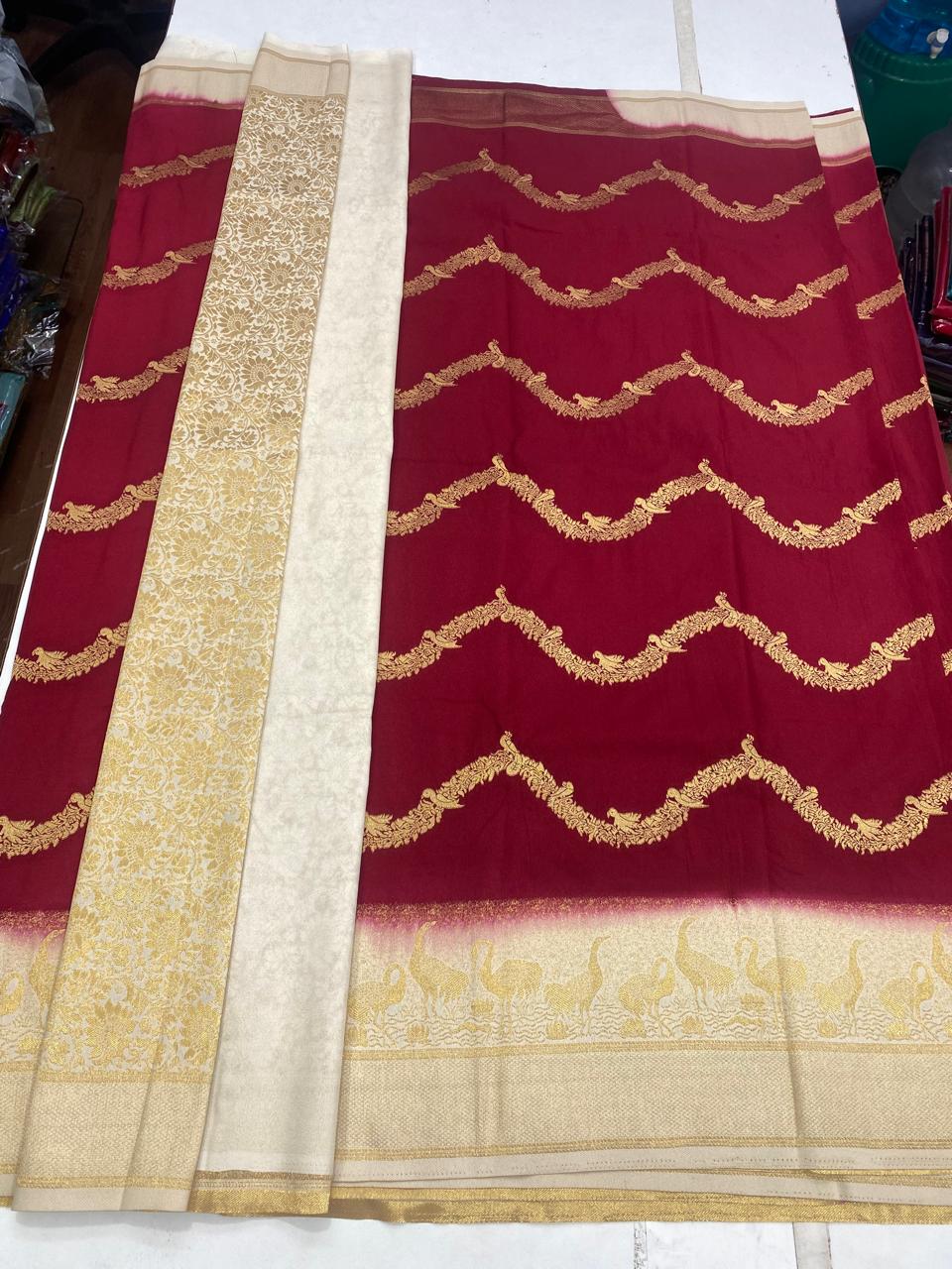 Khaddi Chinnon Waves Saree(2937B)