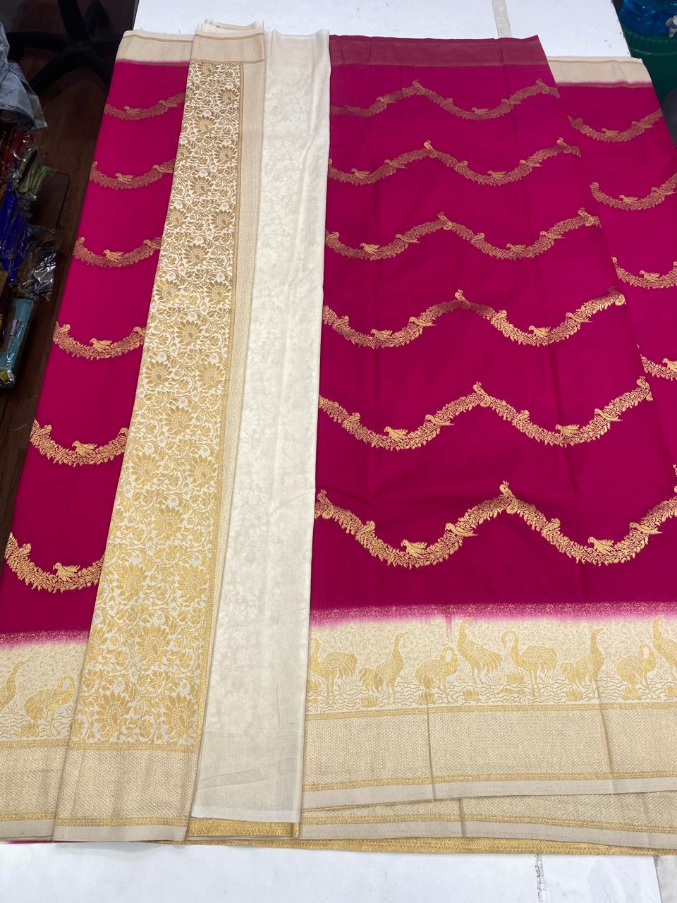 Khaddi Chinnon Waves Saree(2937B)