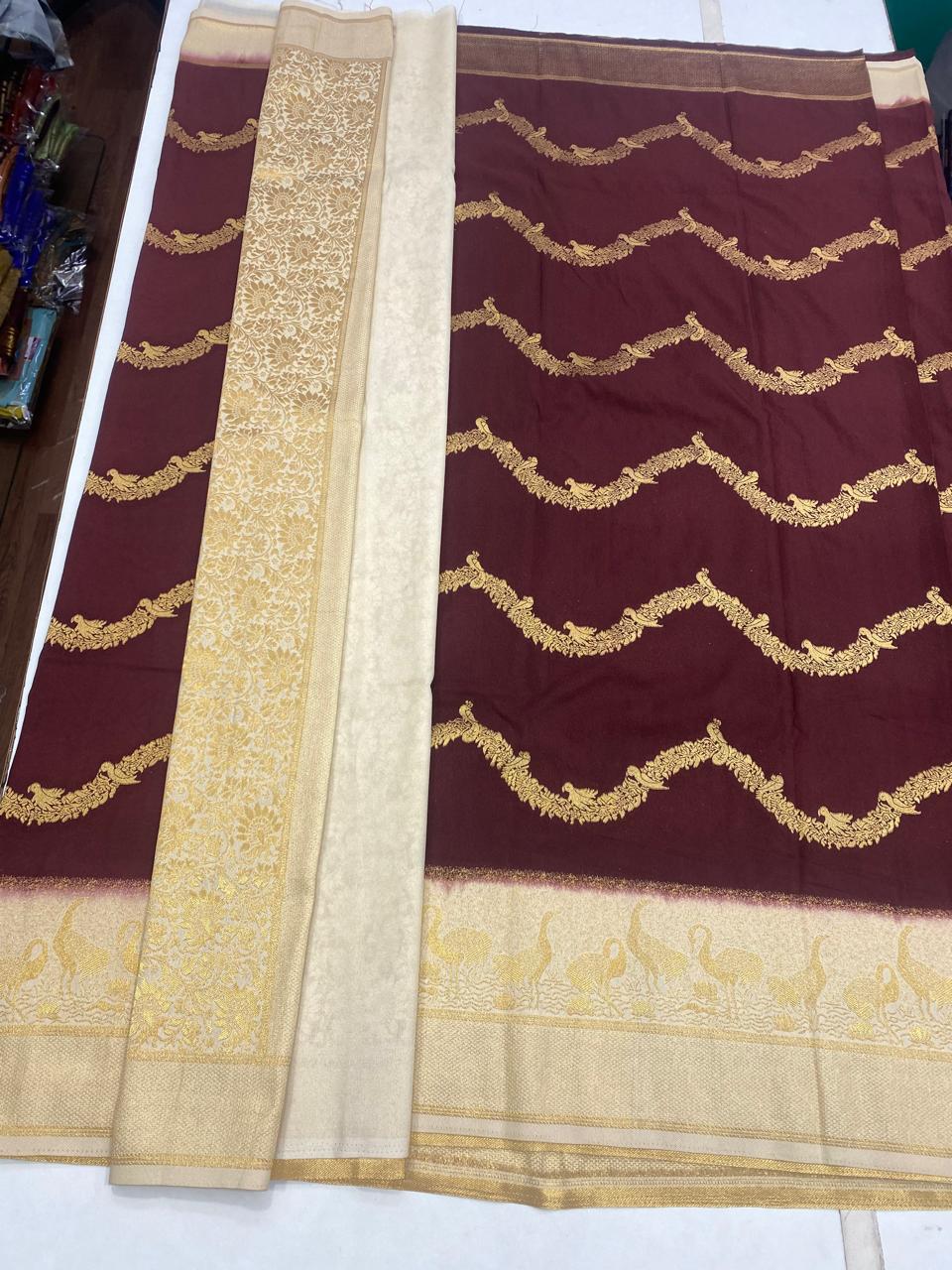 Khaddi Chinnon Waves Saree(2937B)