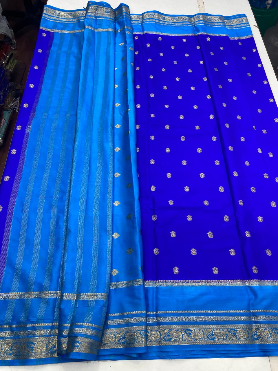 Mysore Crepe Butta Saree(2941B)