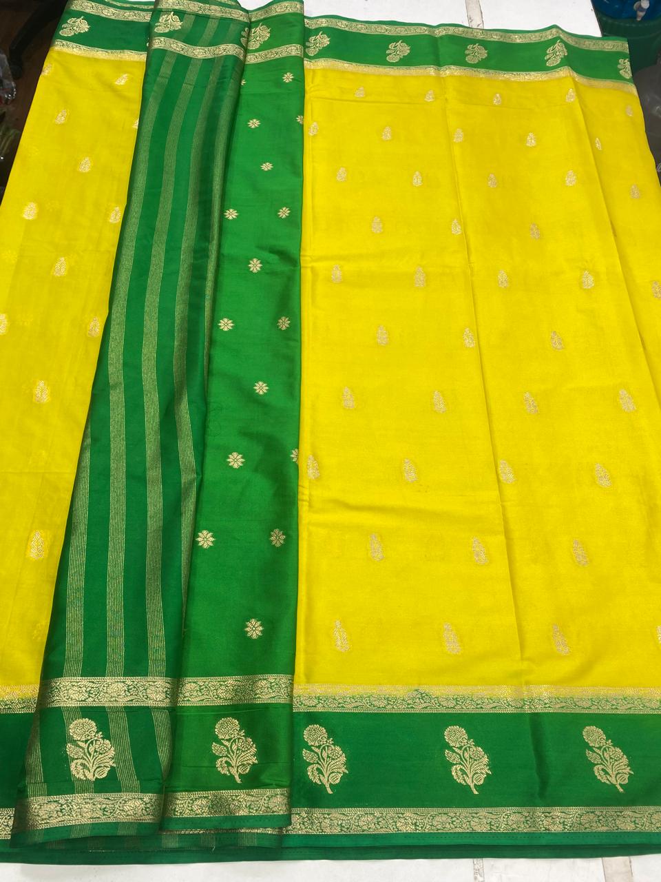 Mysore Crepe Butta Saree(2941A)