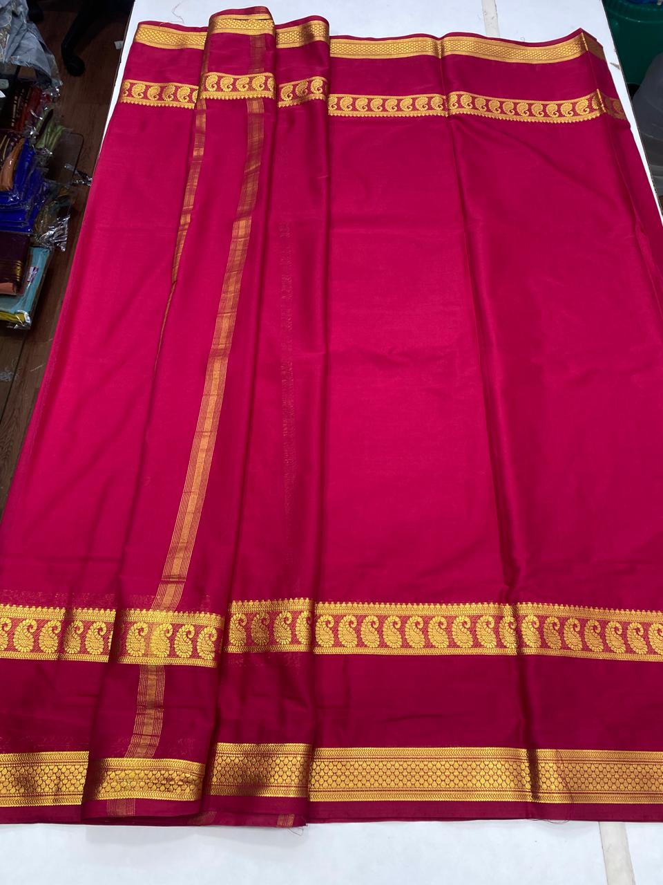 Mysore Crepe Self Saree(2933)