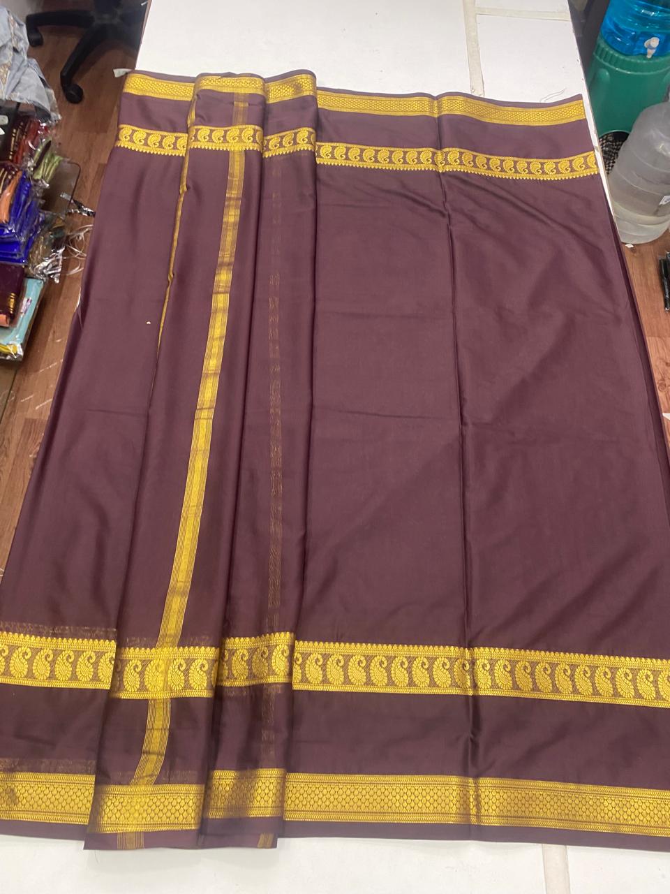 Mysore Crepe Self Saree(2933)
